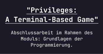 privileges abschlussarbeit
