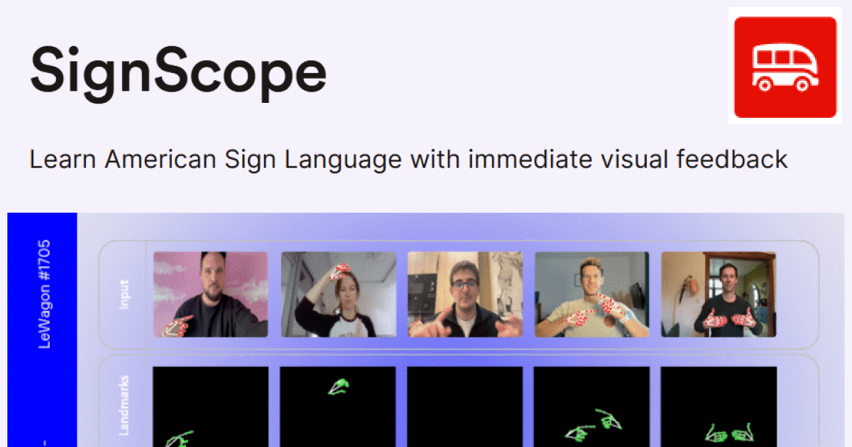 SignScope – Learn American Sign Language with visual feedback