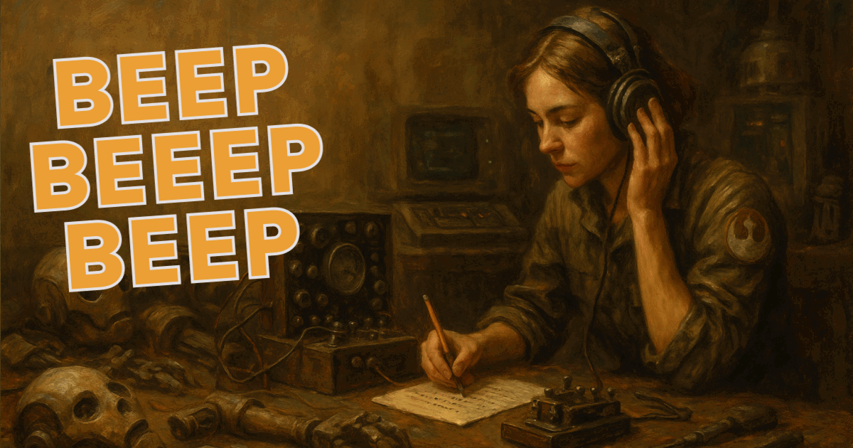 BEEP BEEEP BEEP – Morse Code Trainer, App-Teaser