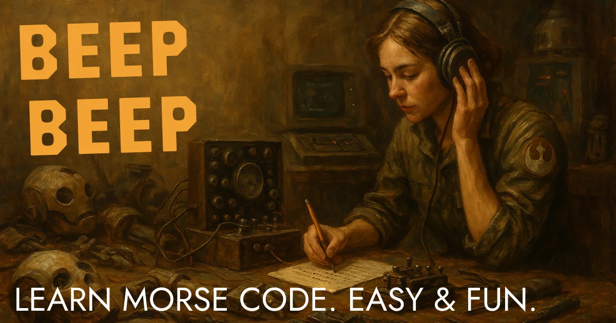 Beep Beep – Morse Code Trainer, App-Teaser